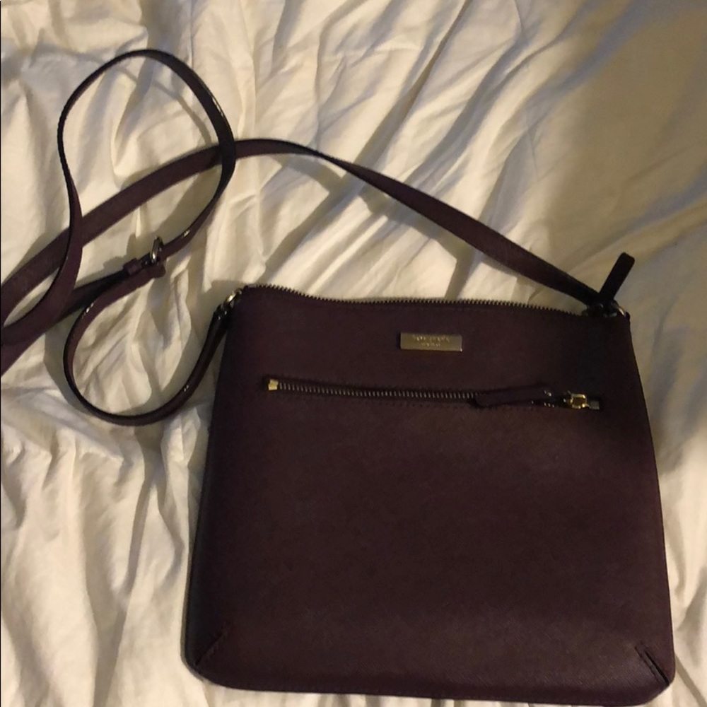 Beautiful plum Kate Spade purse.